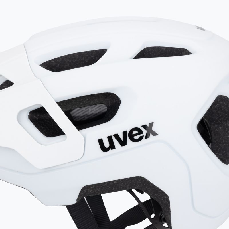 Vaikiškas dviratininko šalmas UVEX React Jr white matt 7