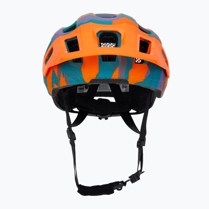 Vaikiškas dviratininko šalmas UVEX React Jr papaya camo matt 2