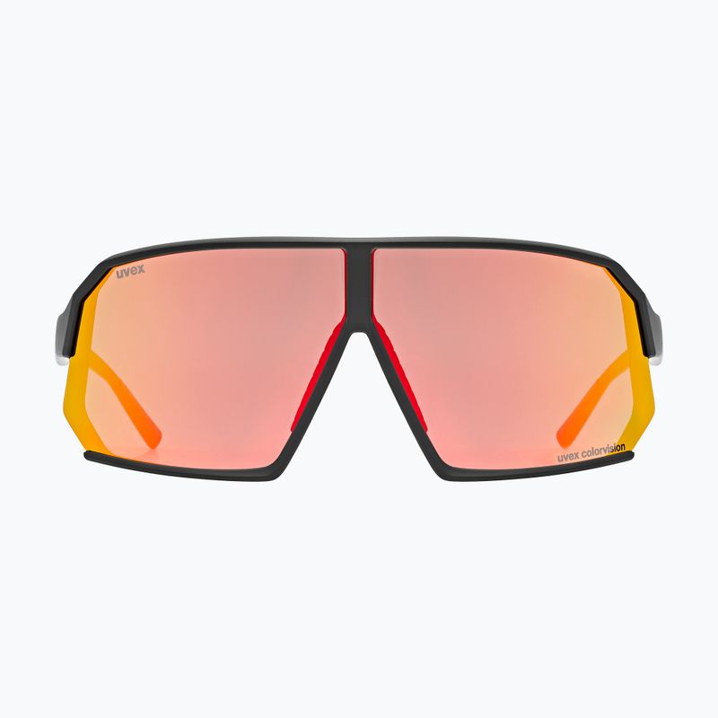 Akiniai nuo saulės UVEX Sportstyle 237 CV black matt/mirror red 2