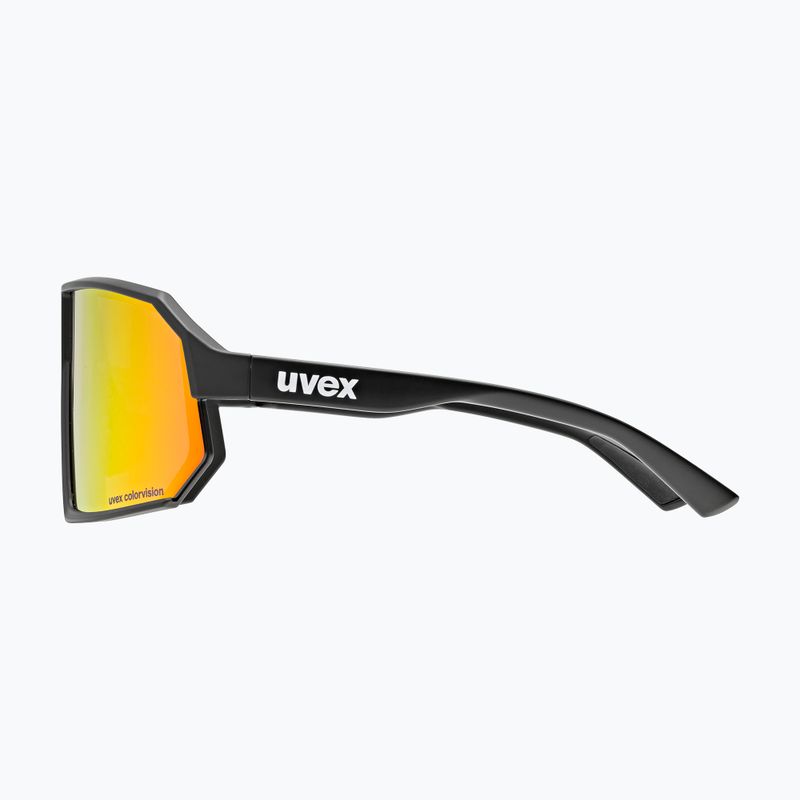 Akiniai nuo saulės UVEX Sportstyle 237 CV black matt/mirror red 5