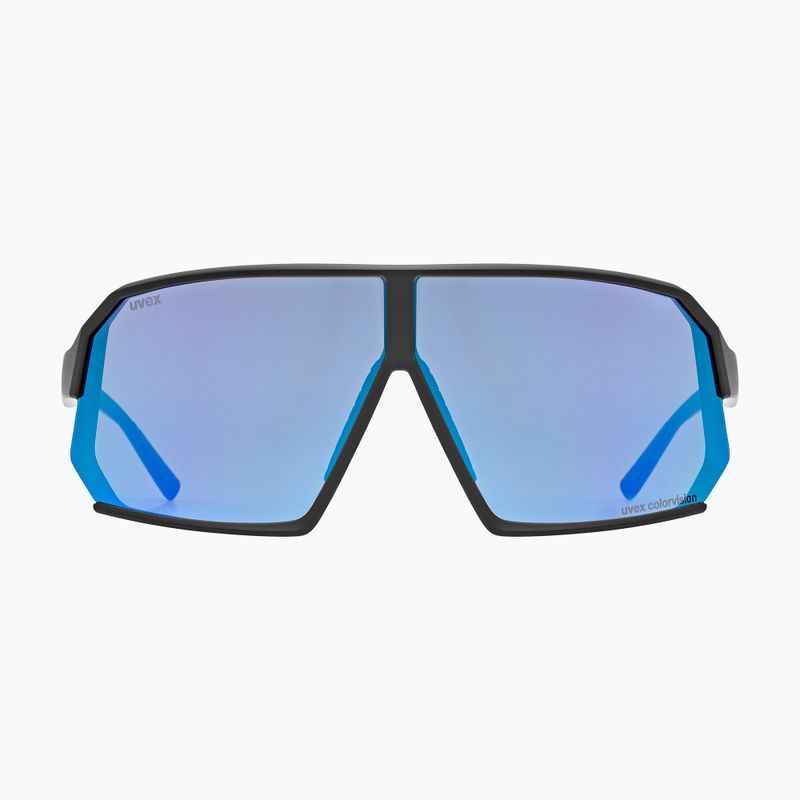 Akiniai nuo saulės UVEX Sportstyle 237 CV black matt/mirror blue 2