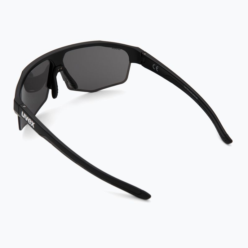 Akiniai nuo saulės UVEX Axos Set black matt/mirror silver/clear 3