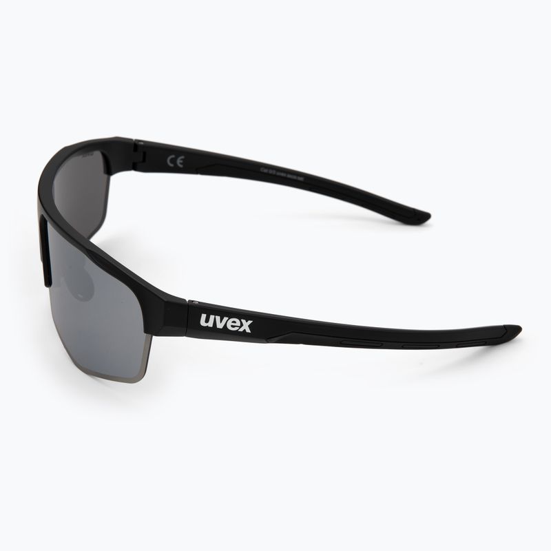 Akiniai nuo saulės UVEX Axos Set black matt/mirror silver/clear 5