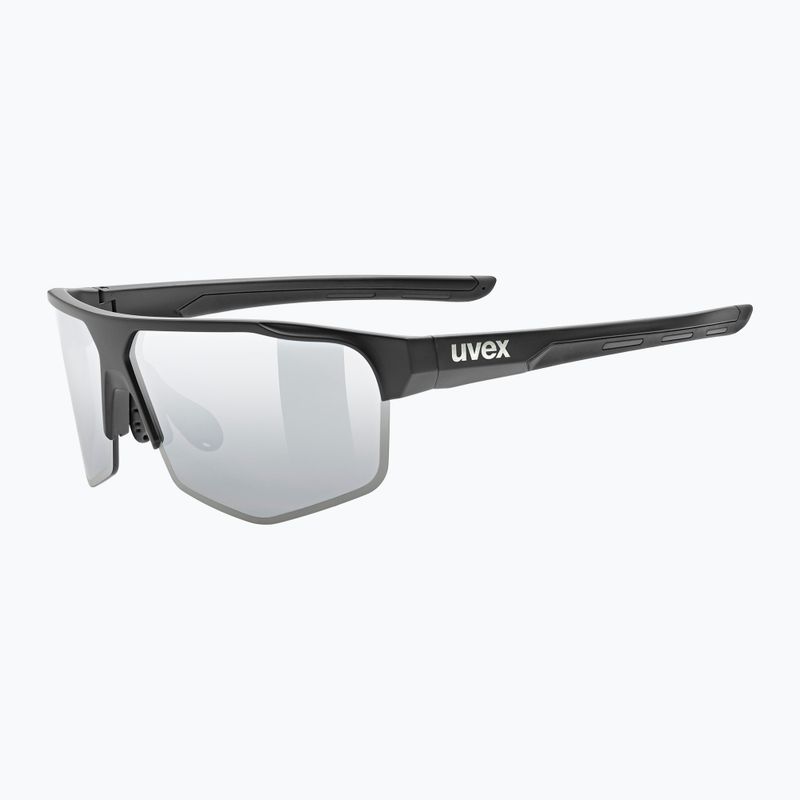 Akiniai nuo saulės UVEX Axos Set black matt/mirror silver/clear