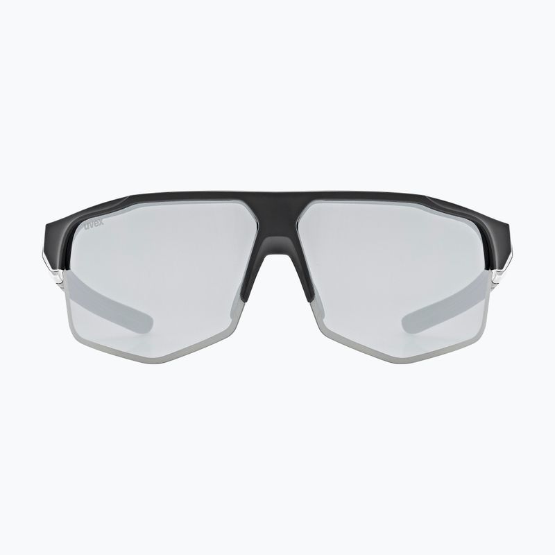 Akiniai nuo saulės UVEX Axos Set black matt/mirror silver/clear 3
