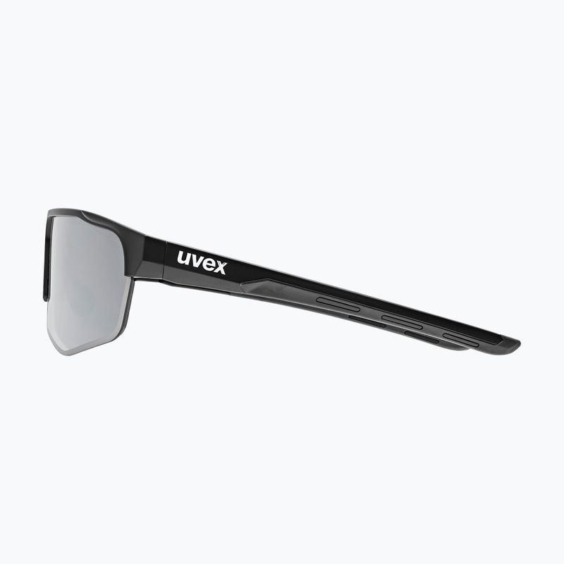 Akiniai nuo saulės UVEX Axos Set black matt/mirror silver/clear 7