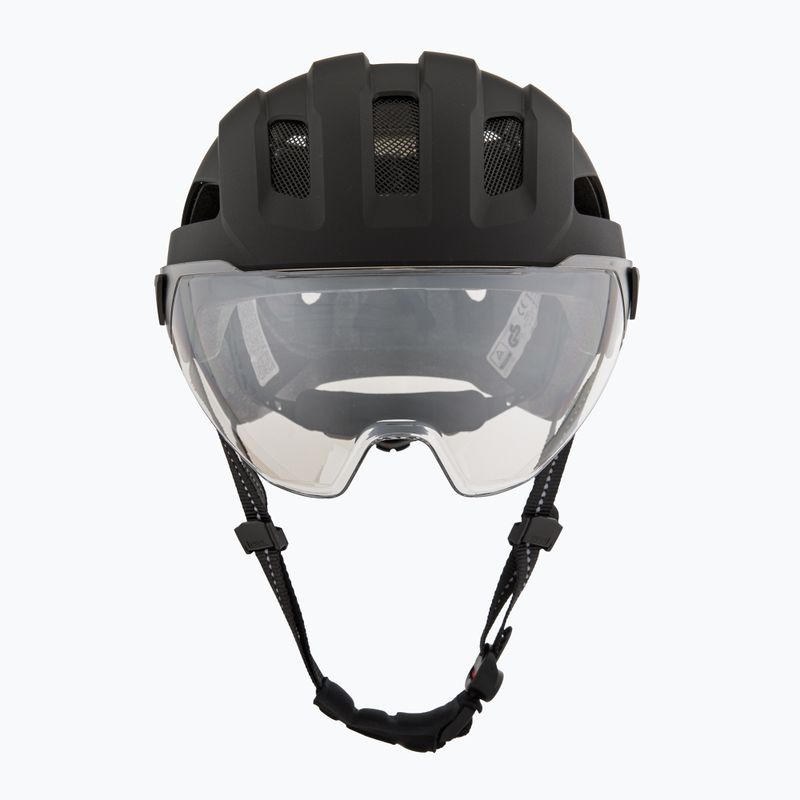 Dviračio šalmas UVEX Stride Visor black matt/litemirror silver 2