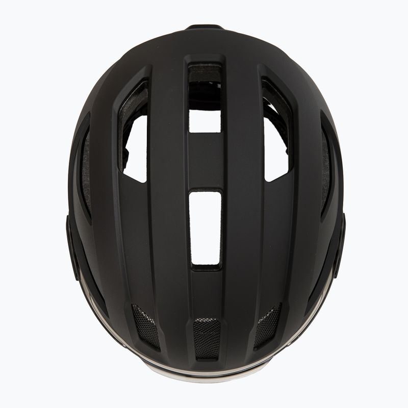Dviračio šalmas UVEX Stride Visor black matt/litemirror silver 6