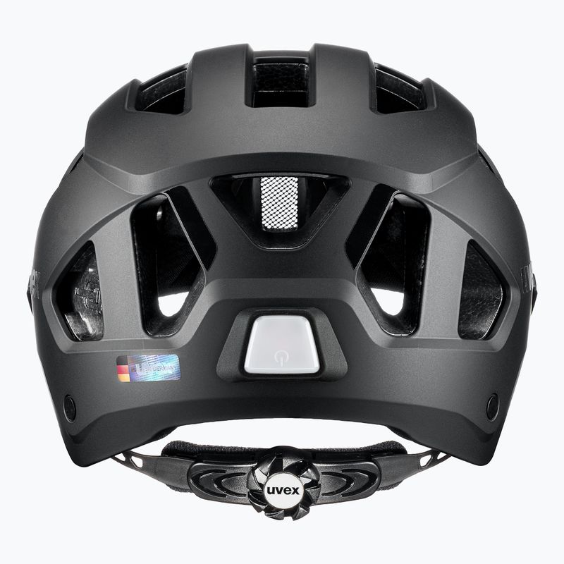 Dviratininko šalmas UVEX Stride Visor black matt/litemirror silver 4