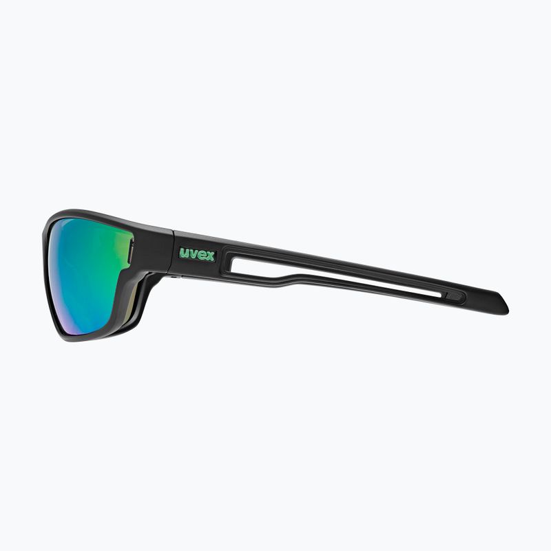 Saulės akiniai UVEX Sportstyle 806 black matt/mirror green 2