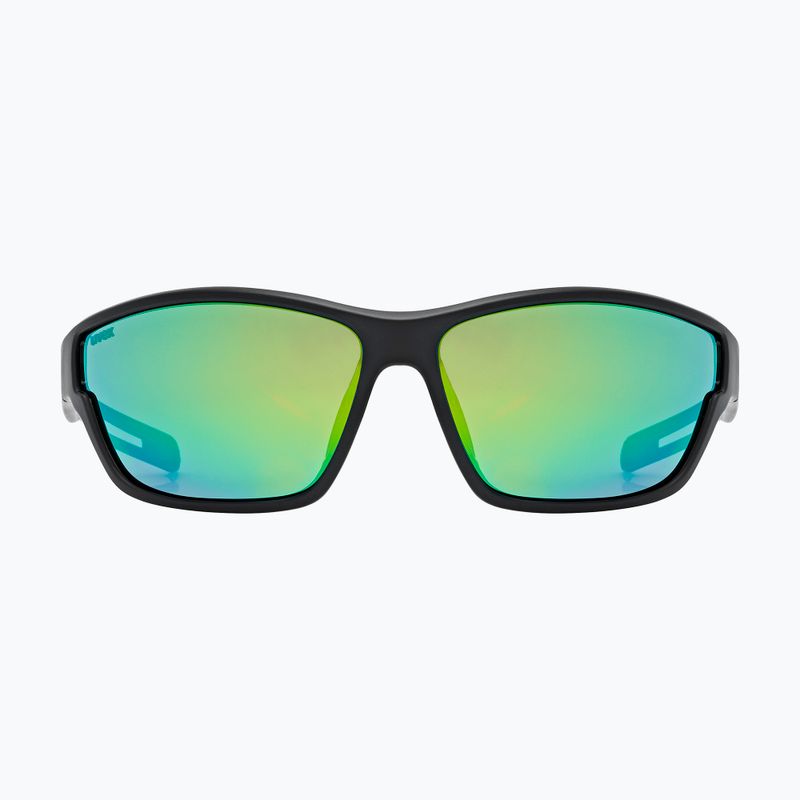 Saulės akiniai UVEX Sportstyle 806 black matt/mirror green 3