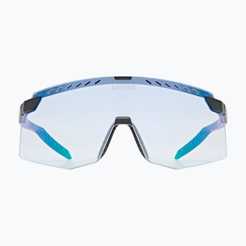 Akiniai nuo saulės UVEX Pace Stage V black matt/mirror blue 2