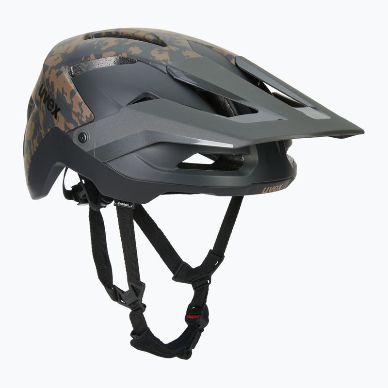 Dviračio šalmas UVEX Renegade MIPS hazel camo/black matt