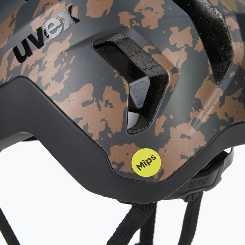 Dviračio šalmas UVEX Renegade MIPS hazel camo/black matt 7