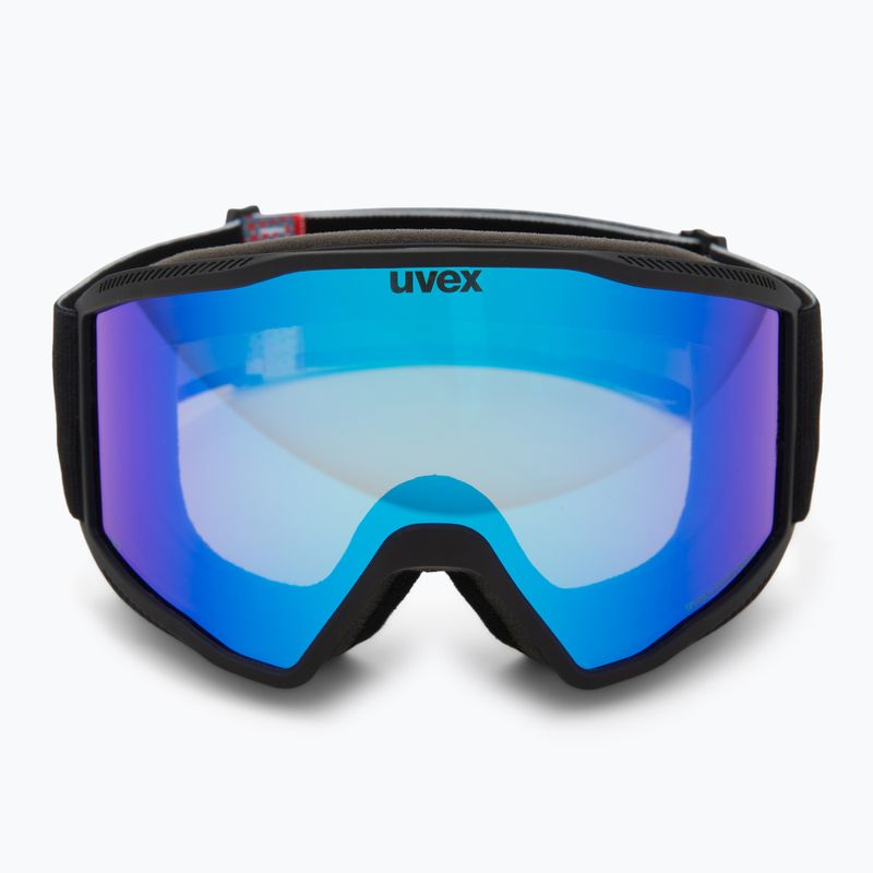 Slidinėjimo akiniai UVEX Blast CV black matt/mirror blue 2