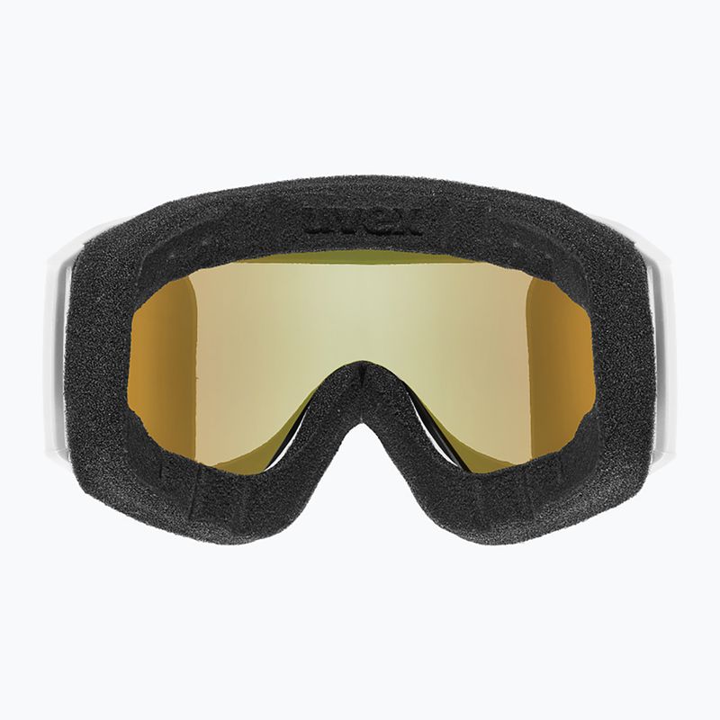Slidinėjimo akiniai UVEX Blast FM S2 white matt/mirror green 3