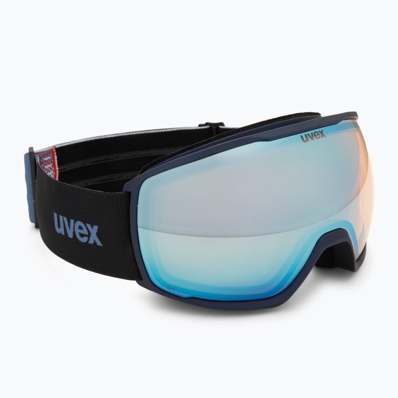 Slidinėjimo akiniai UVEX Victorious FM dust blue matt/mirror sapphire