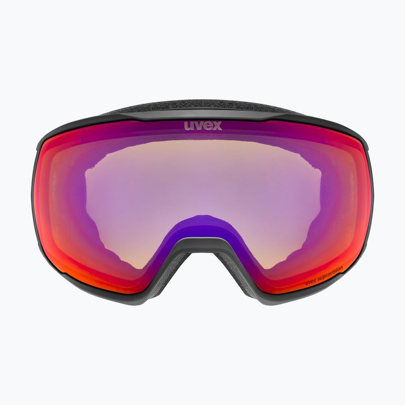 Slidinėjimo akiniai UVEX Victorious FM black matt/mirror ruby 6