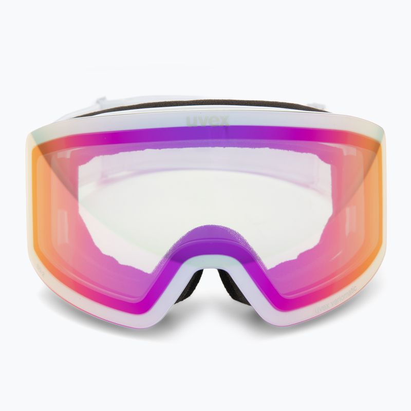 Slidinėjimo akiniai UVEX Provoqe V white matt/vario pink mirror 2