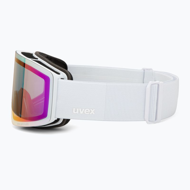 Slidinėjimo akiniai UVEX Provoqe V white matt/vario pink mirror 4