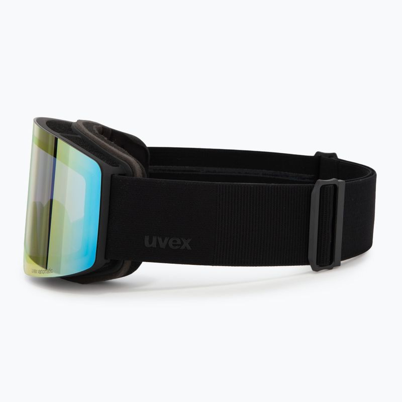Slidinėjimo akiniai UVEX Provoqe V black matt/vario rainbow mirror 4