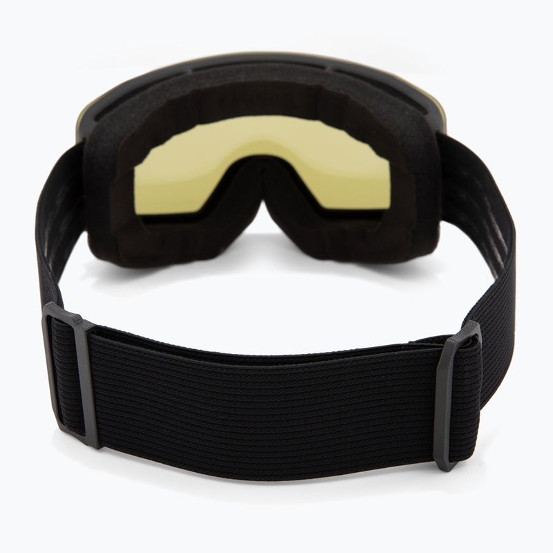 Vaikiški slidinėjimo akiniai UVEX Pwdr FM black matt/mirror ruby/green/clear 3