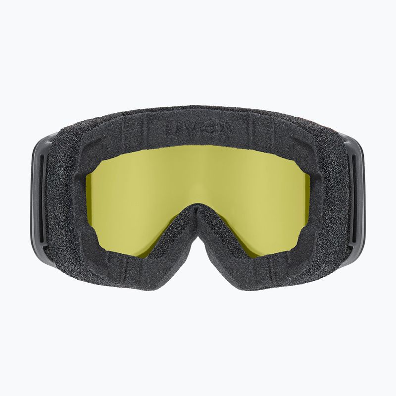 Vaikiški slidinėjimo akiniai UVEX Pwdr FM black matt/mirror ruby/green/clear 3