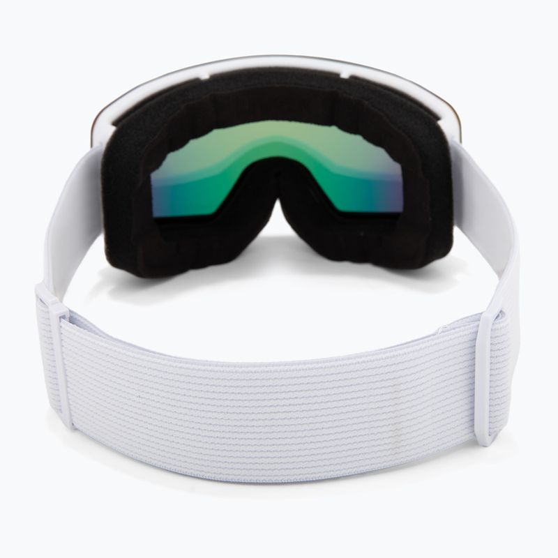 Vaikiški slidinėjimo akiniai UVEX Pwdr FM white matt/mirror rainbow/green/clear 3