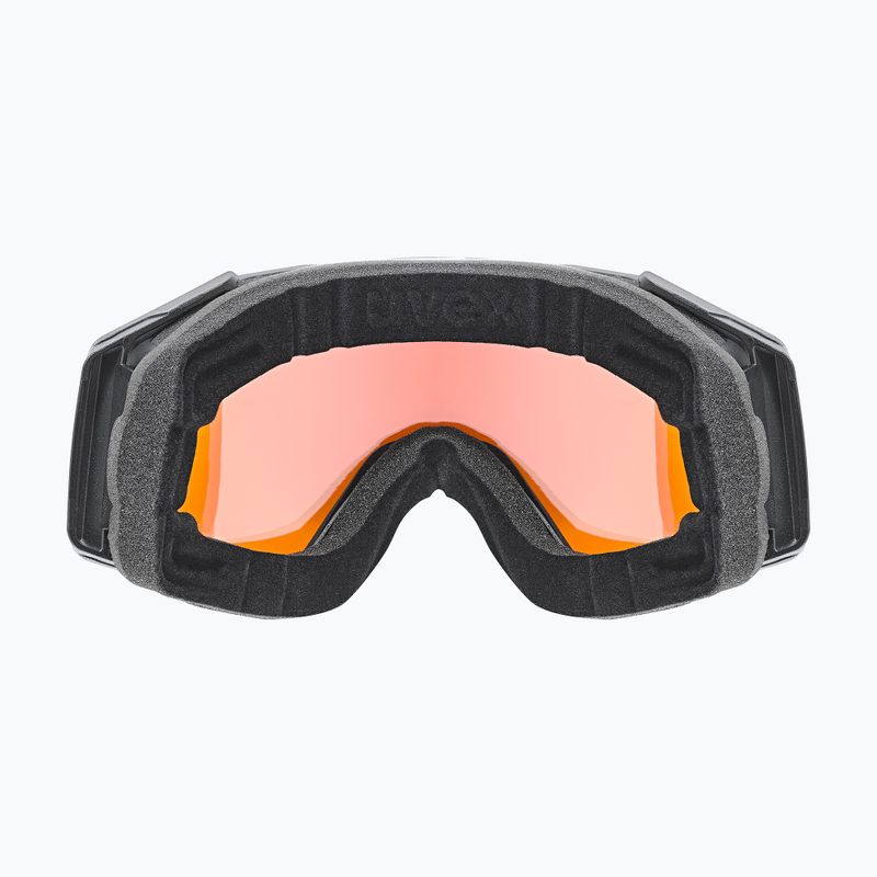 Slidinėjimo akiniai UVEX Gravity FM black matt/mirror red/orange/clear 3
