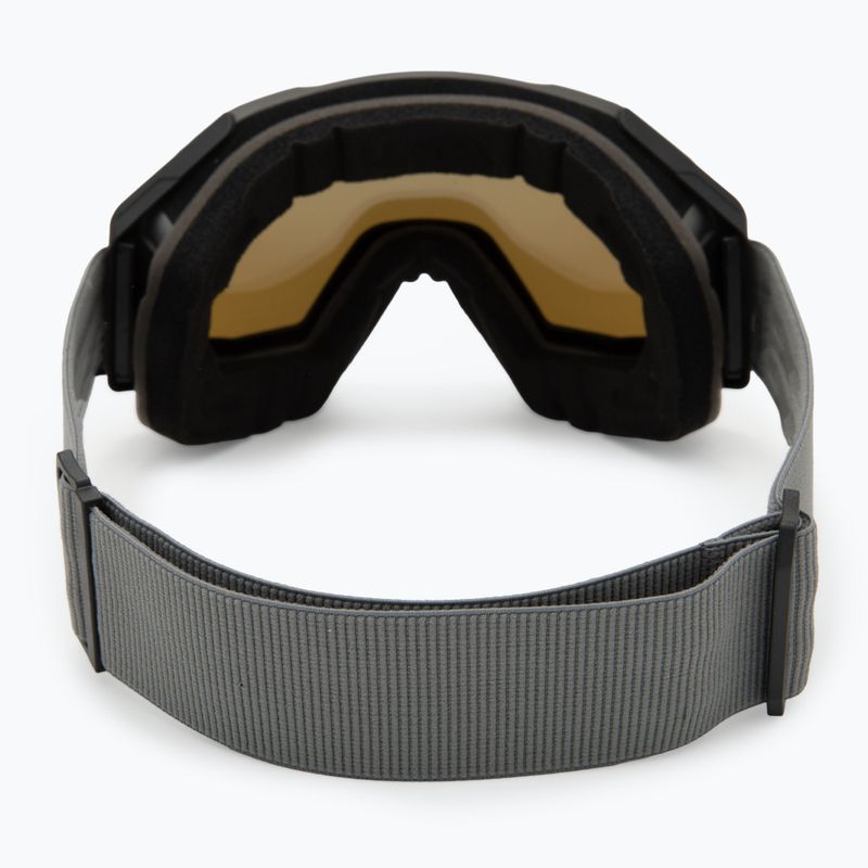 Slidinėjimo akiniai UVEX Gravity FM rhino matt/mirror ice/green/clear 3