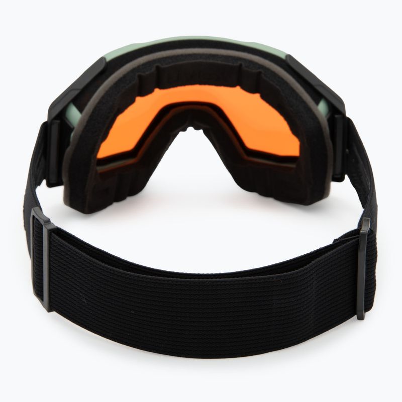 Slidinėjimo akiniai UVEX Gravity FM oxid matt green/mirror opal/orange/clear 3