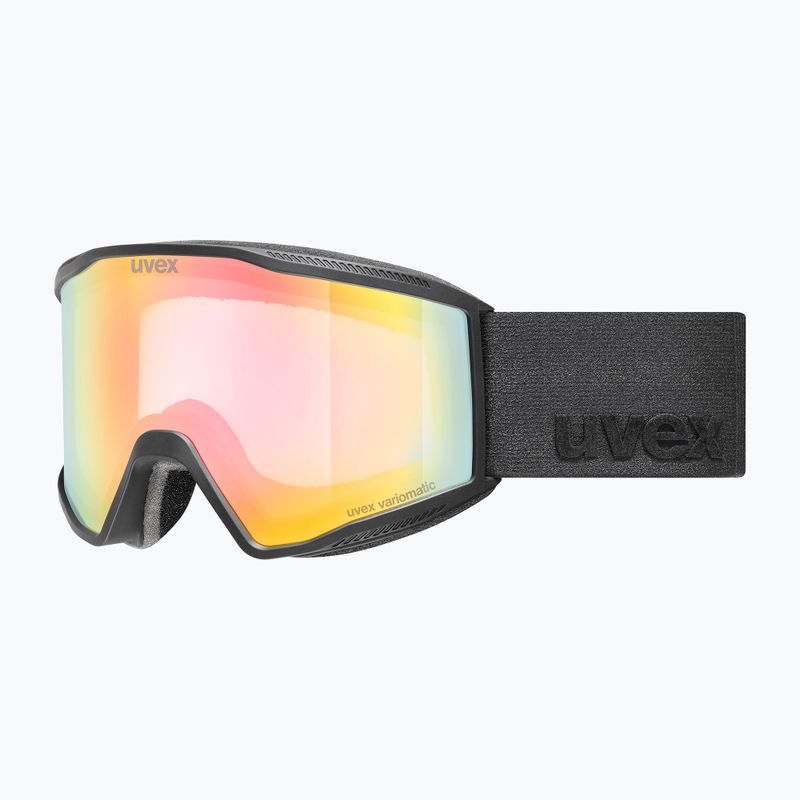 Slidinėjimo akiniai Uvex Blast V black matt/vario rainbow mirror 5