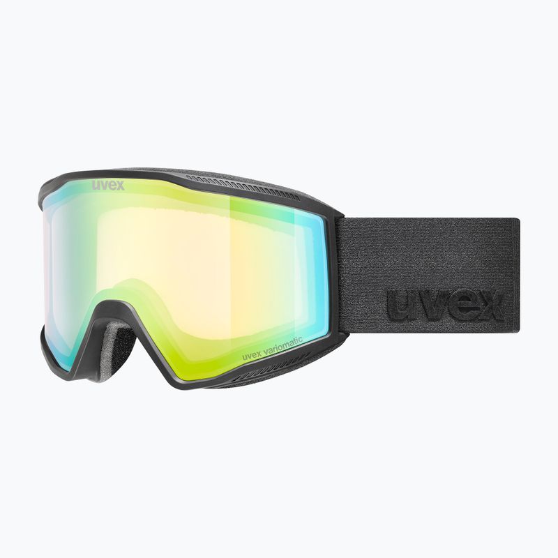 Slidinėjimo akiniai Uvex Blast V black matt/vario green mirror 5