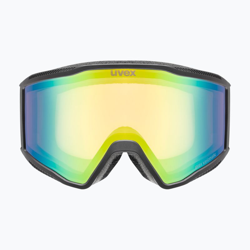 Slidinėjimo akiniai Uvex Blast V black matt/vario green mirror 6