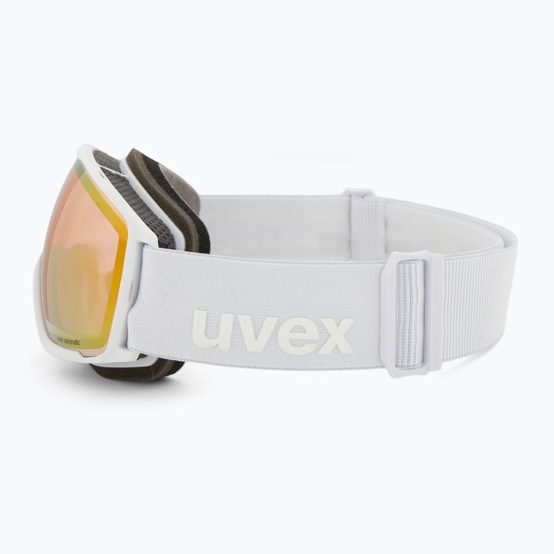 Slidinėjimo akiniai UVEX Victorious S V white matt/vario rose mirror 4