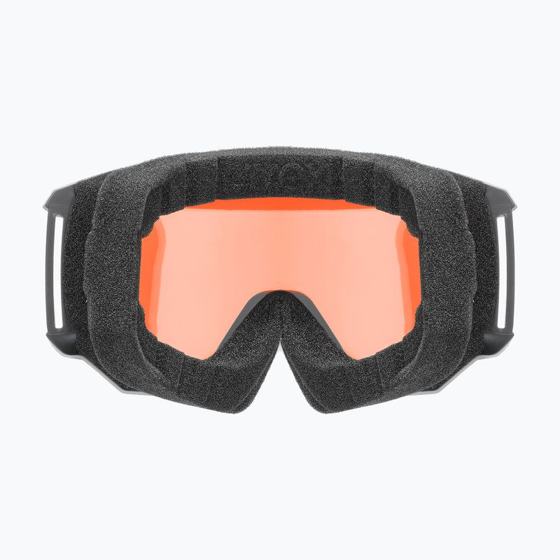 Slidinėjimo akiniai UVEX Athletic LGL black matt/orange/clear 3