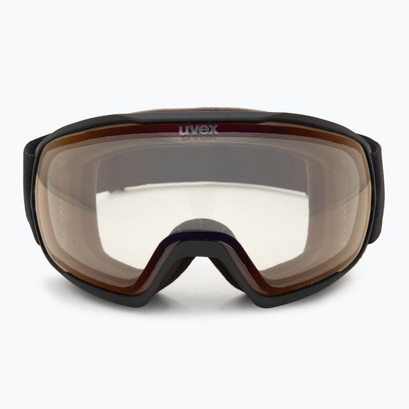 Slidinėjimo akiniai UVEX Victorious Pro V black matt/vario red mirror 2