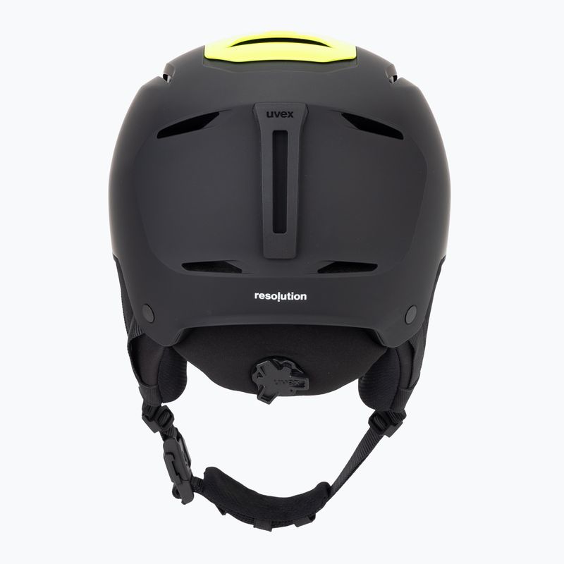 Slidinėjimo šalmas UVEX Resolution black/electrum grad matt 4