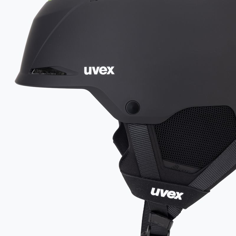 Slidinėjimo šalmas UVEX Resolution black/electrum grad matt 7
