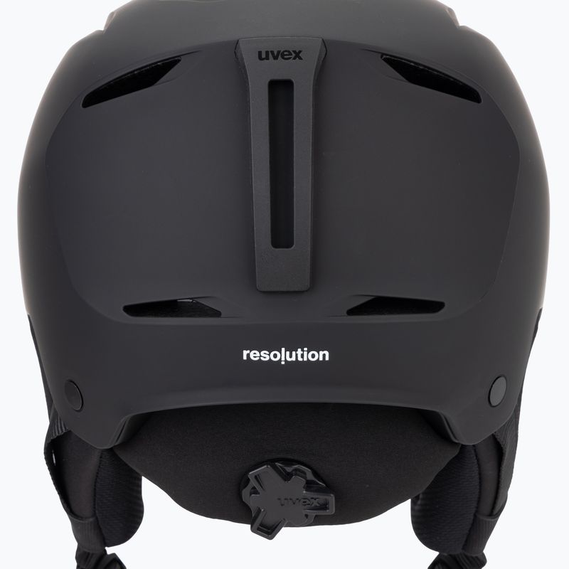 Slidinėjimo šalmas UVEX Resolution black/electrum grad matt 8