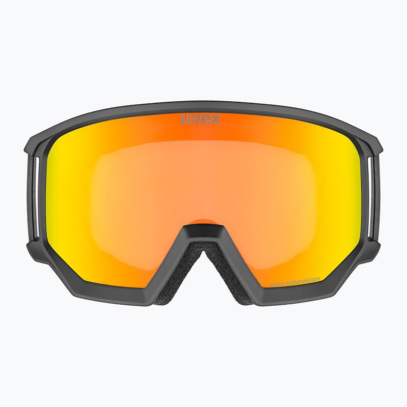 Slidinėjimo akiniai UVEX Athletic CV black/mirror red 2