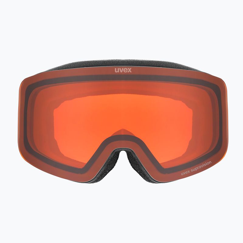 Vaikiški slidinėjimo akiniai UVEX Pwdr LG Jr black matt/orange/clear 2