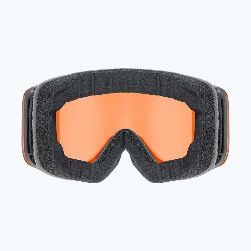 Vaikiški slidinėjimo akiniai UVEX Pwdr LG Jr black matt/orange/clear 3