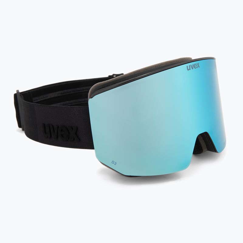 Slidinėjimo akiniai Uvex Lace Attract FM black matt/mirror ice 2