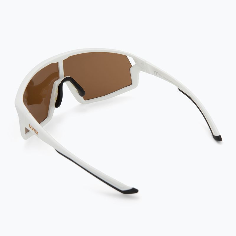Akiniai nuo saulės Uvex Skyryse white matt/mirror gold 2