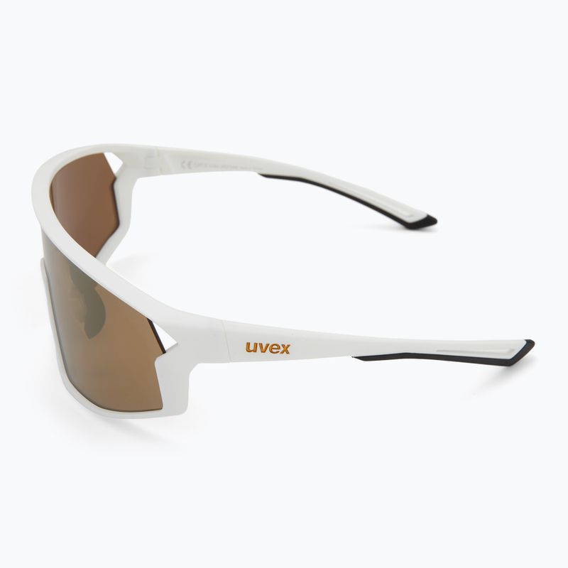 Akiniai nuo saulės Uvex Skyryse white matt/mirror gold 4
