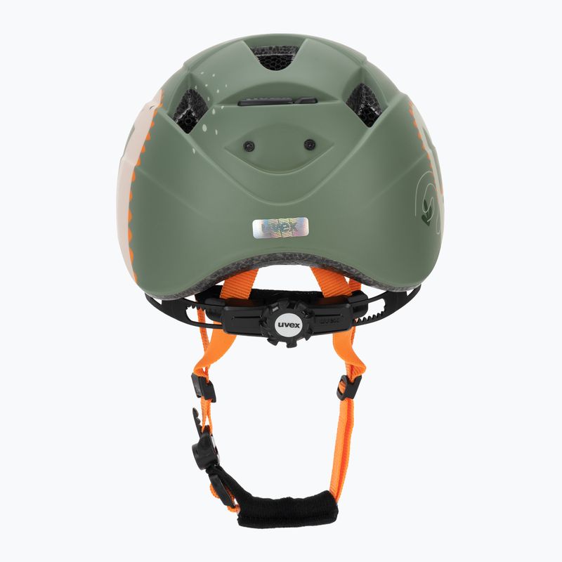 Vaikiškas dviratininko šalmas UVEX Kid 2 CC sage green dino matt 4