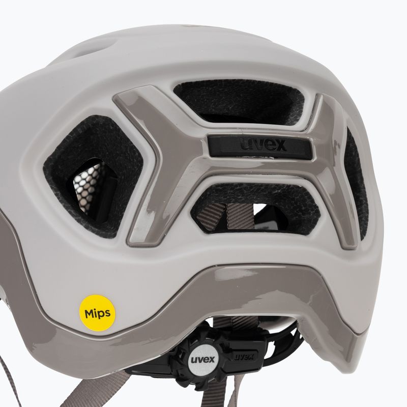 Dviračio šalmas UVEX React MIPS warm grey matt 7