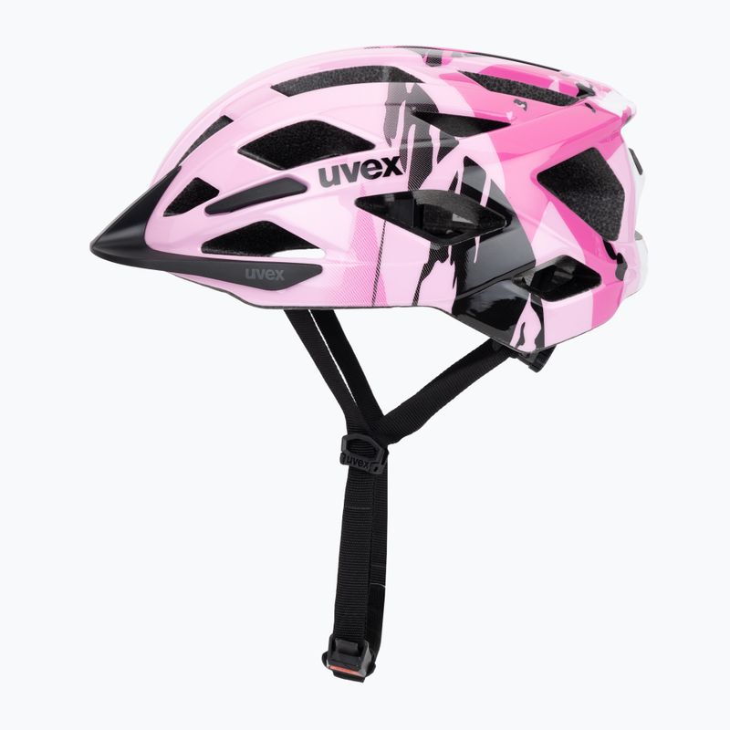 Vaikiškas dviratininko šalmas UVEX Air Wing 2 strawberry/black 3