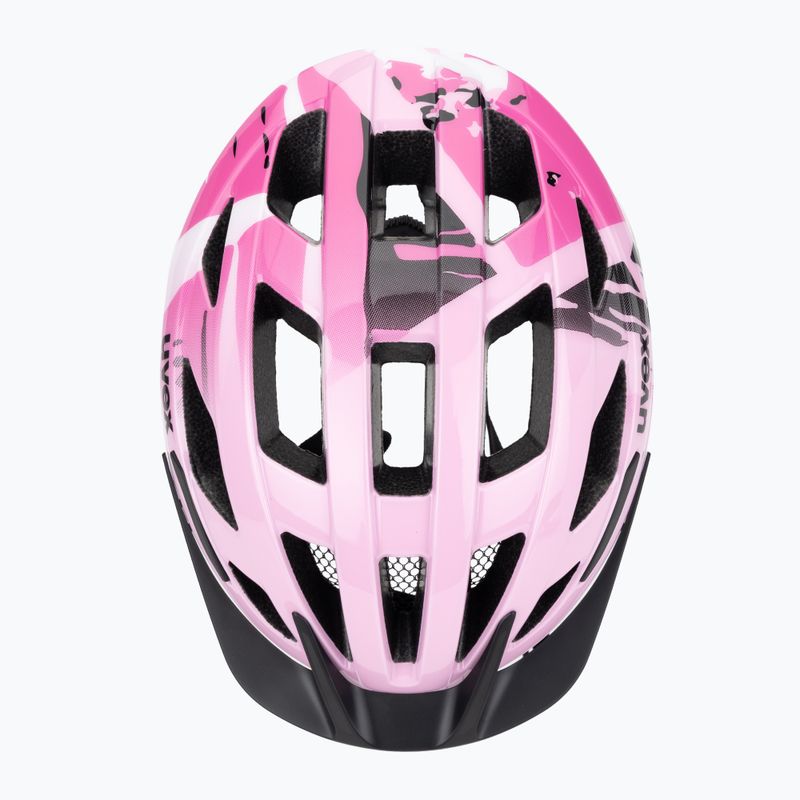 Vaikiškas dviratininko šalmas UVEX Air Wing 2 strawberry/black 6